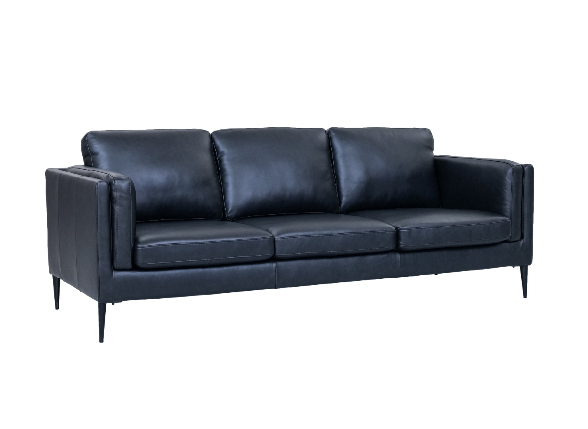 Madrid Sofa Sort Okselæder Personers