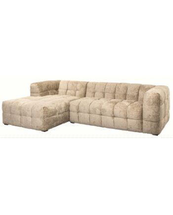 Merrol Venstrevendt Chaiselong Sofa Chenille 257 167 Beige
