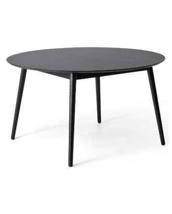 Meza Hammel Round Spisebord Sort Fenix Nanolaminat Sortbejdset Ben