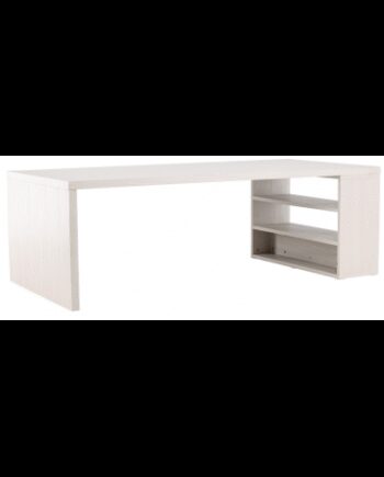 Mika Spisebord Mdf H75 B230 D110 Hvidtet