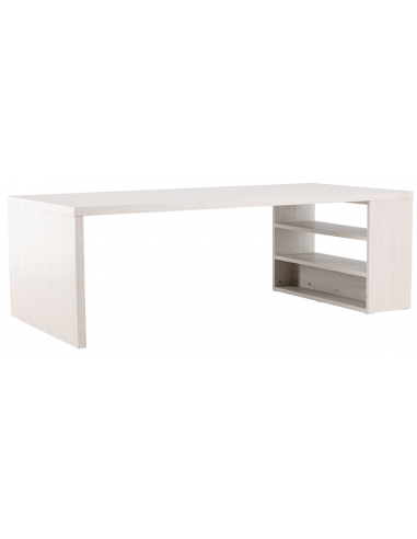 Mika Spisebord Mdf H75 B230 D110 Hvidtet