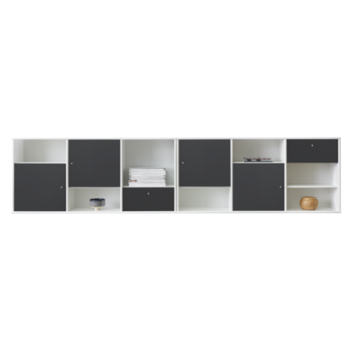 Mistral Reolsystem Snehvid Antracit