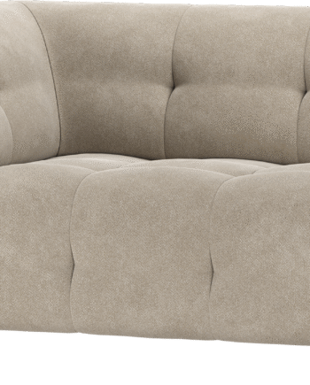 Modulær Byg Selv Sofa Woood Louis Personers Venstre Arm Lysegrå Vævet Polyester