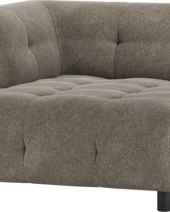 Modulær Sofa Woood Louis Personers Chaiselong Venstre Fladvævet Polyester Grøn H73xb122xd140