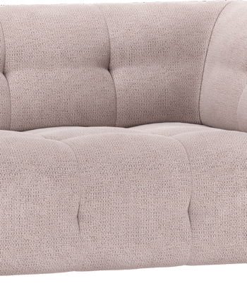 Modulær Sofa Woood Louis Sæders Højre Arm Lyserød Chenille H73b90l122