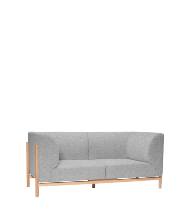 Moment Sofa Personers Lille Grå