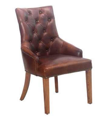 Monroe Spisestol Læder