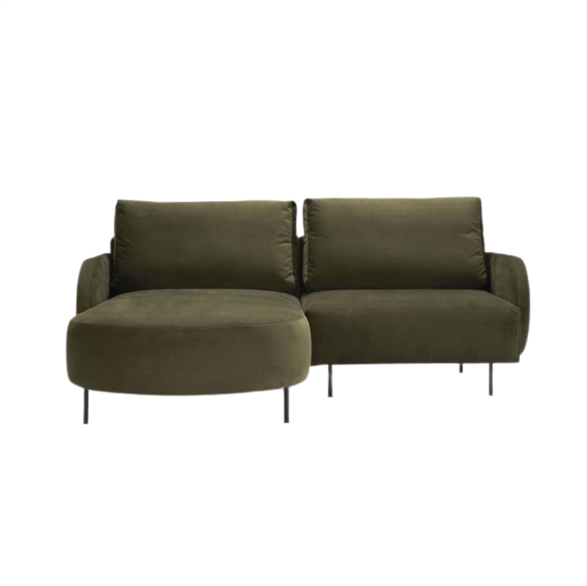 Nabran Sofa Chaiselong Personers Grøn Sofa