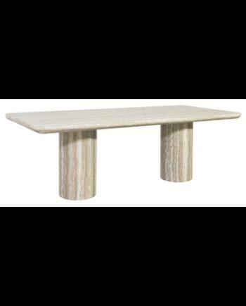 Nebula Spisebord Sten Mdf 225 100 Grå Travertin