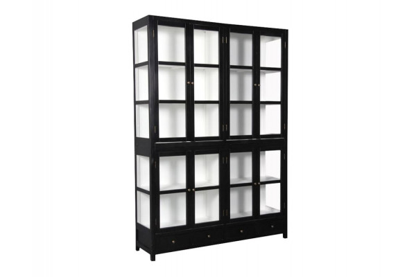 Nekselø Vitrineskab 212x150x40 Hvid