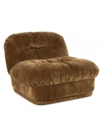 Nook Lænestol Polyester H70 Brun