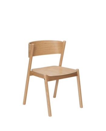 Oblique Spisestol Natur