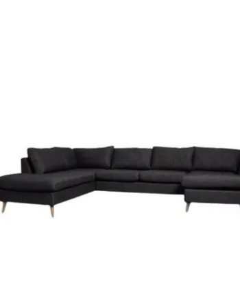 Odense Sofa  Grå Sofa Med Chaiselong
