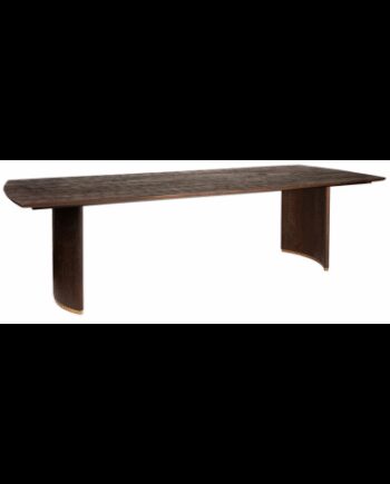 Ostara Spisebord Metal Mangotræ 240 100 Rustik Brun Antik Guld