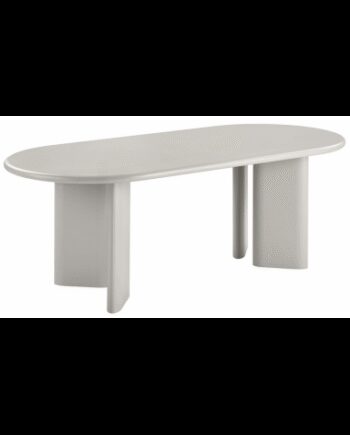 Ovalt Spisebord Mdf 220 100 Sand