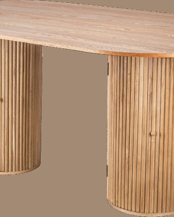 Ovalt Spisebord Nordlys Furniture Tabpireus Fsc Certificeret Brun Fyrretræ 180