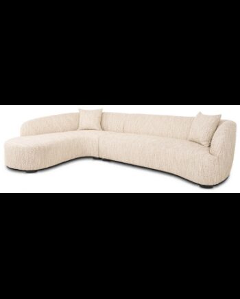 Pandora Venstrevendt Chaiselong Sofa Boucl Polyester 344 110 170 Beige