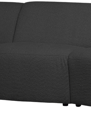 Personers Boucl Sofa Woood Coco Mørkegrå H70xb227xd72
