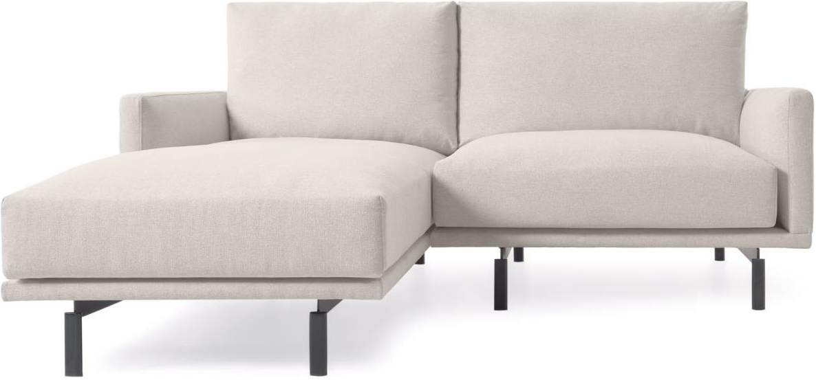 Personers Chaiselong Sofa Loungesofa Kave Home Galene Beige 214x166x94