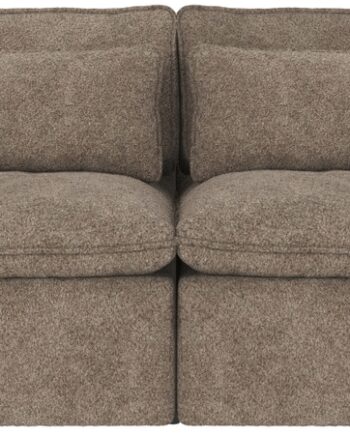 Personers Lounge Sofa Rowico Rawlins Maxi Mørk Beige Anna Polyesterstof Fsc Certificeret