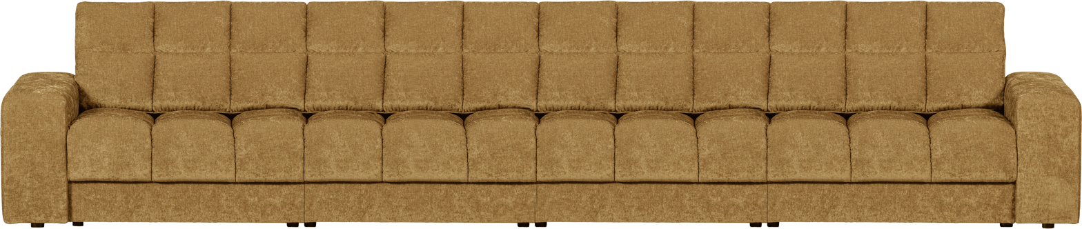 Personers Lounge Sofa Woood Second Date Gylden Polyesterstof