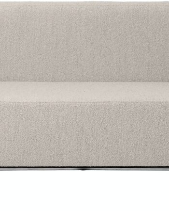 Personers Skulpturel Sofa Kristina Dam Modernist Beige Boucl Rustfrit Stål