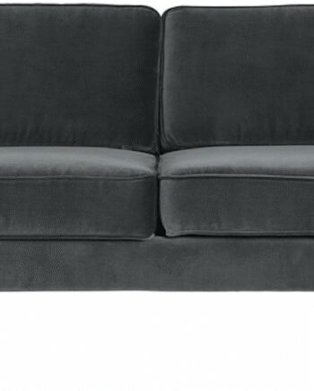 Personers Sofa Broste Copenhagen Wind Mat Sort Velour 20088