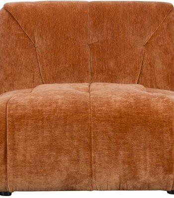Personers Sofa Dutchbone Giada Rødbrun Polyester Polstret