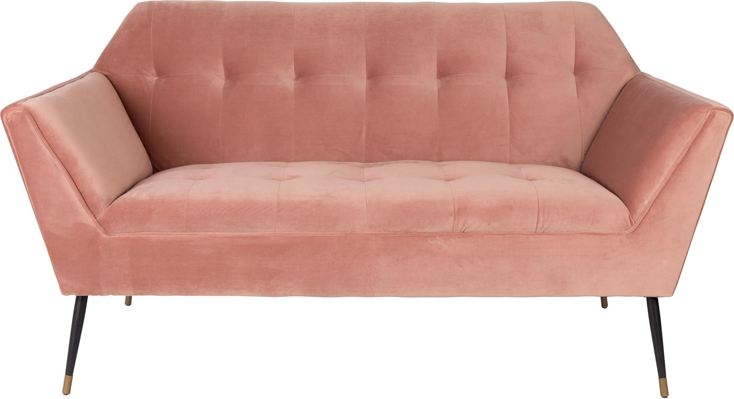 Personers Sofa Dutchbone Kate Støvet Rosa Stof H80 B148 D79