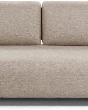 Personers Sofa Kave Home Compo Beige Stof Nordisk Moderne Design Uden Armlæn