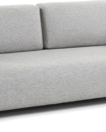 Personers Sofa Kave Home Compo Polstret Grå Stof Nordisk Design B232xd98xh82