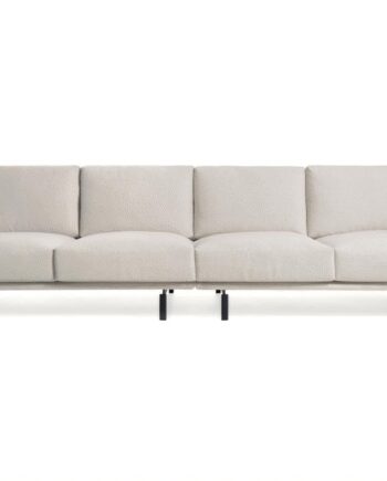 Personers Sofa Kave Home Galene Beige Polstret Genbrugstekstil Nordisk Design L414