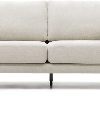 Personers Sofa Kave Home Gilma Grå Chenille Med Bøgetræsben Nordisk Design