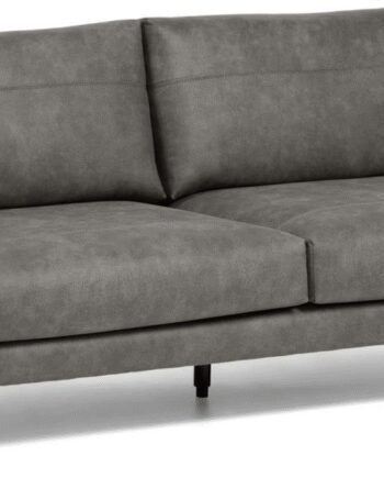 Personers Sofa Kave Home Tanya Sort Stof Nordisk Vintage H77xb183xd87