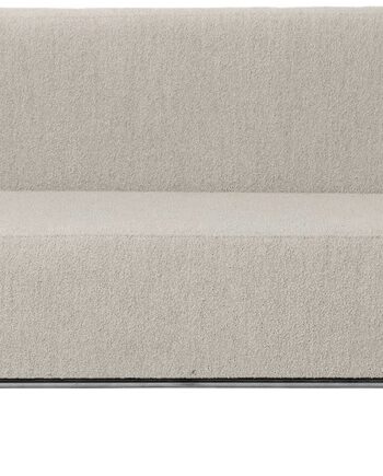 Personers Sofa Kristina Dam Modernist Boucl   Rustfrit Stål Beige H70 B77 L220