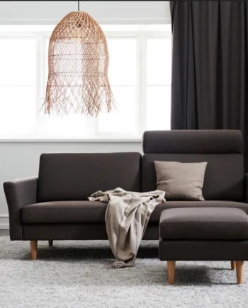 Personers Sofa  Mørkegrå Stof  Nordic