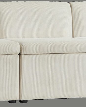Personers Sofa Nordlys Furniture Varde3places Beige Fløjlssofa 180x60x68