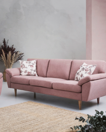 Personers Sofa  Pink Stof  Nordic