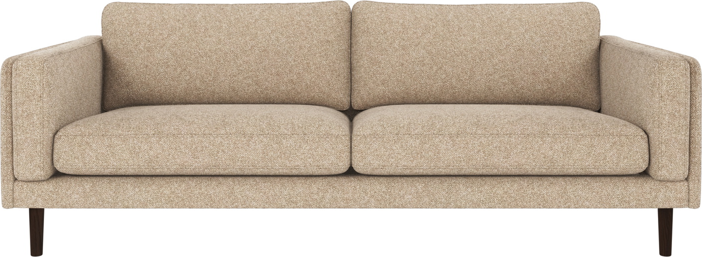 Personers Sofa Rowico Braden Beige Brun Bobby Stof Fsc Mix Træstel Nozag Fjedre Skum 216x87x78