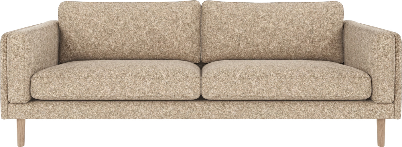 Personers Sofa Rowico Braden Beige Med Hvidvaskede Egetræsben B216d87h78