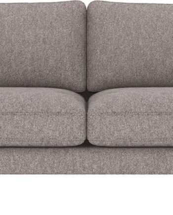 Personers Sofa Rowico Braden Gråt Stof Lakerede Egetræsben Tidløst Design Høj Komfort