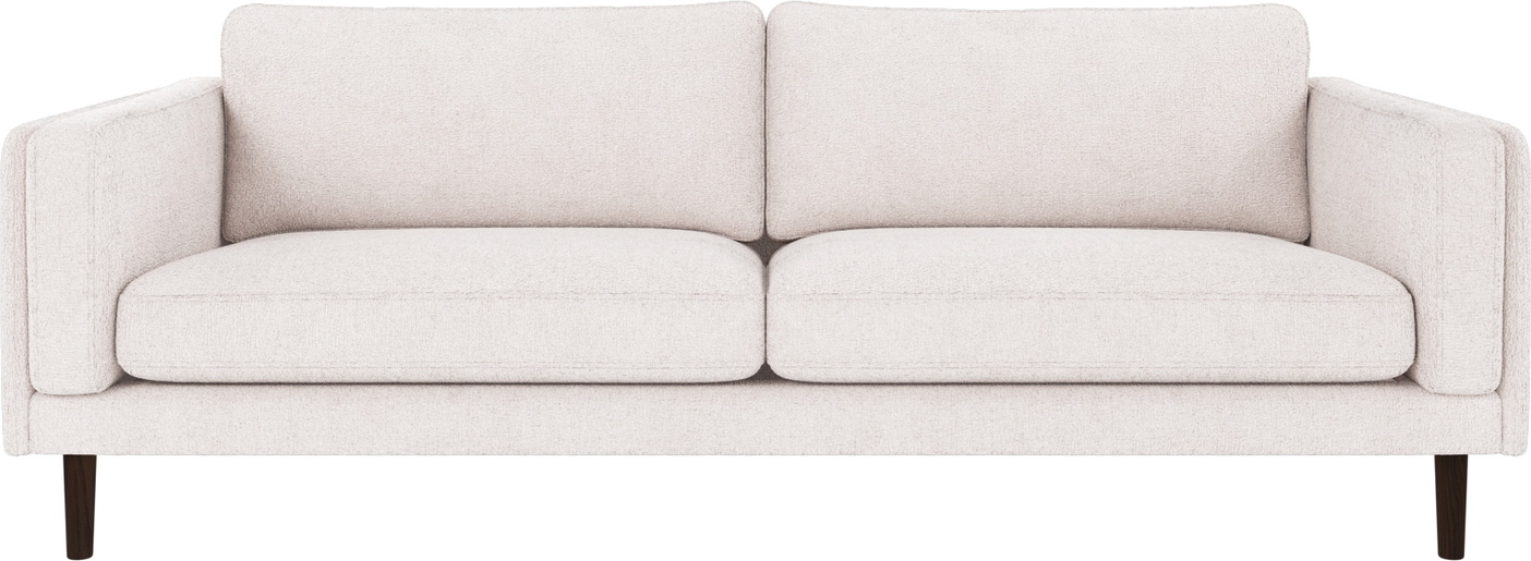 Personers Sofa Rowico Braden Hvid Greg Polyester Med Lakerede Egetræsben 21687