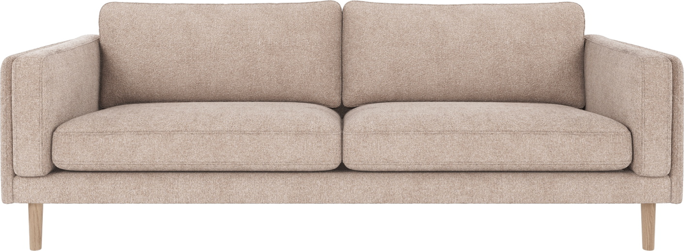 Personers Sofa Rowico Braden Lysebeige Greg Polyester Fsc Mix Egetræsben