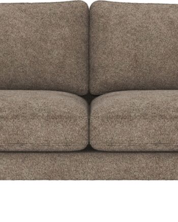 Personers Sofa Rowico Braden Mørk Beige Anna Stof Hvidvaskede Egetræsfødder Skandinavisk Design