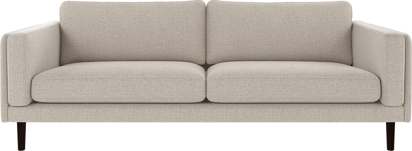 Personers Sofa Rowico Braden Robin Stof Lysegrå Med Egetræsben L216xd87