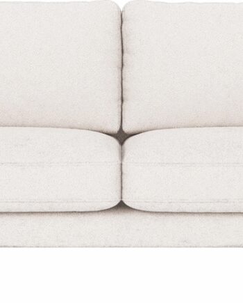 Personers Sofa Rowico Corwin Alice 101 Hvidt Stof Med Sorte Pulverlakerede Metalben Fsc Certificeret Ramme