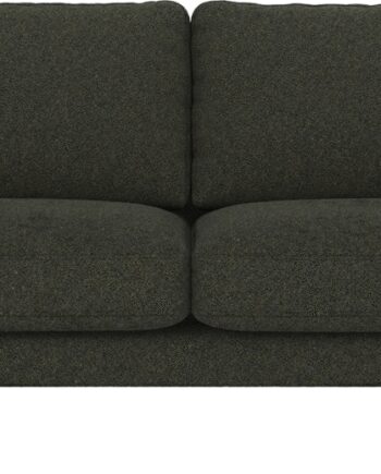 Personers Sofa Rowico Corwin Alice 162 Stof Dyb Mørkegrøn Med Sort Metalstel
