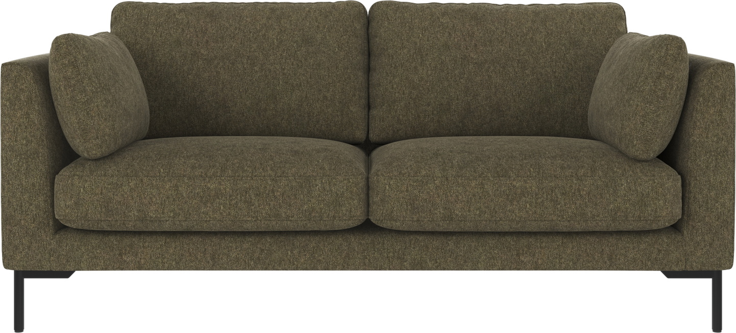 Personers Sofa Rowico Corwin Brenda Dyb Grøn Polyester Med Sorte Metalben