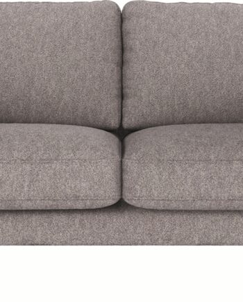 Personers Sofa Rowico Corwin Gråt Alice Stof Med Sorte Pulverlakerede Metalben