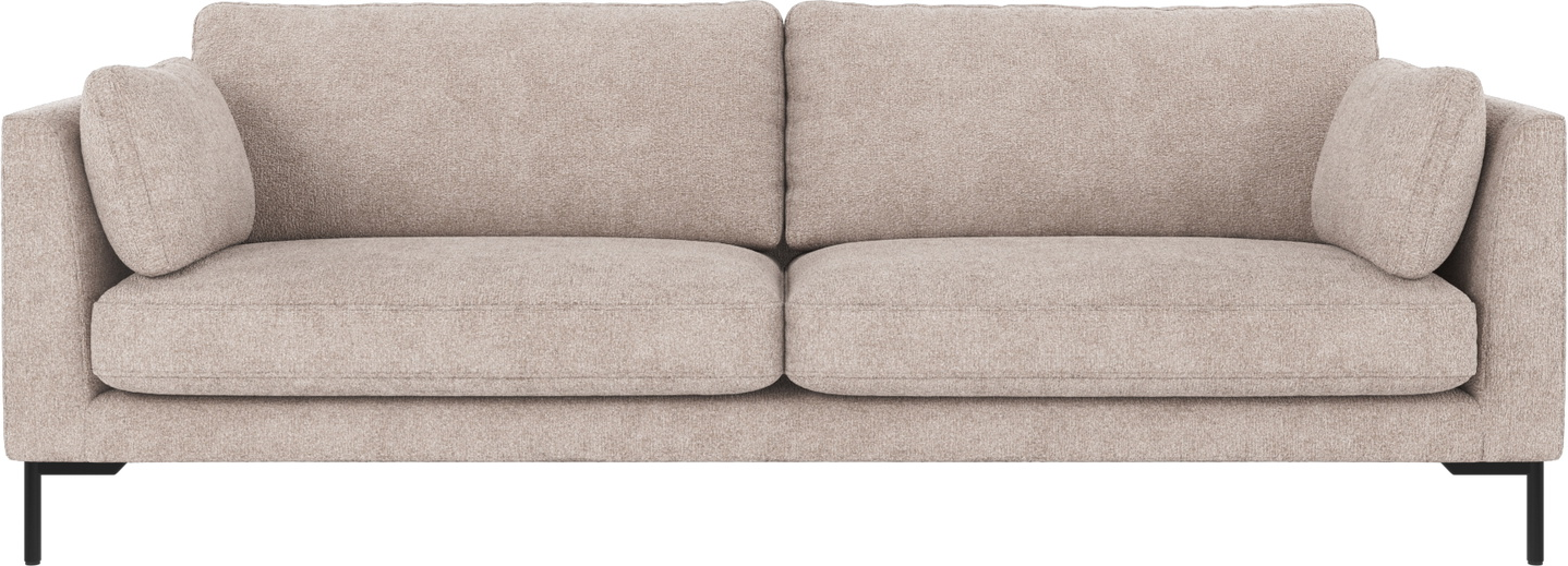 Personers Sofa Rowico Corwin Greg Lysegrå Polyester Med Sorte Metalben H83b238d98